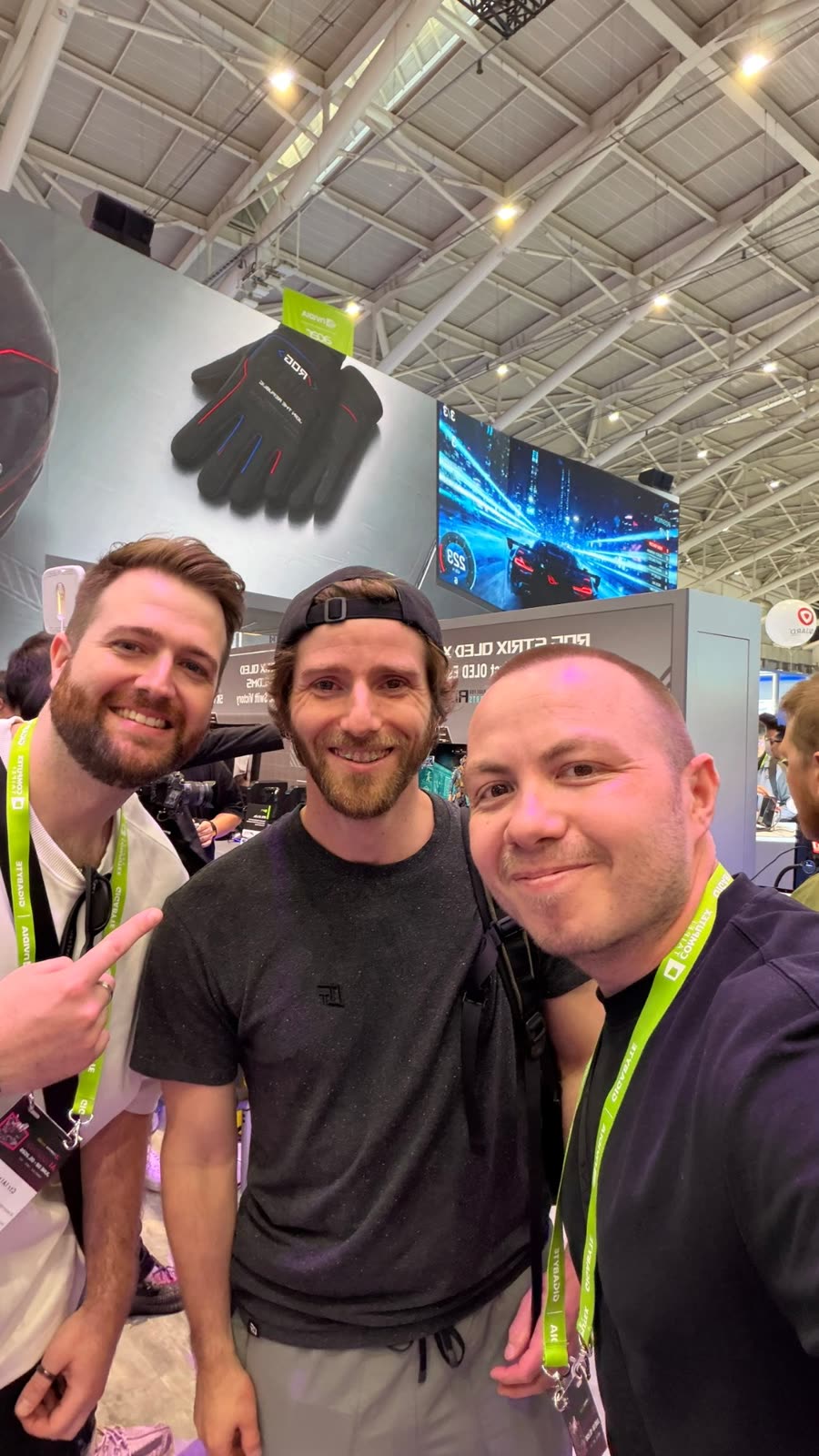 Alex with Linus Tech Tips at COMPUTEX