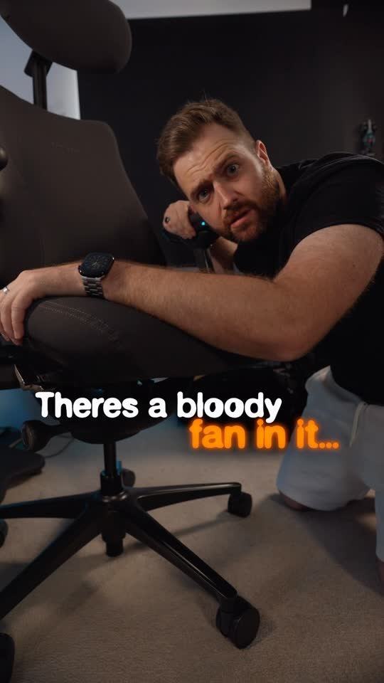 There's a bloody fan in it...